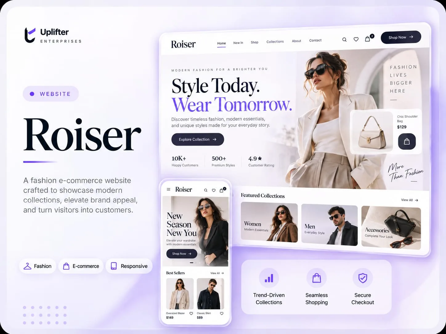 Roiser — E-commerce storefront