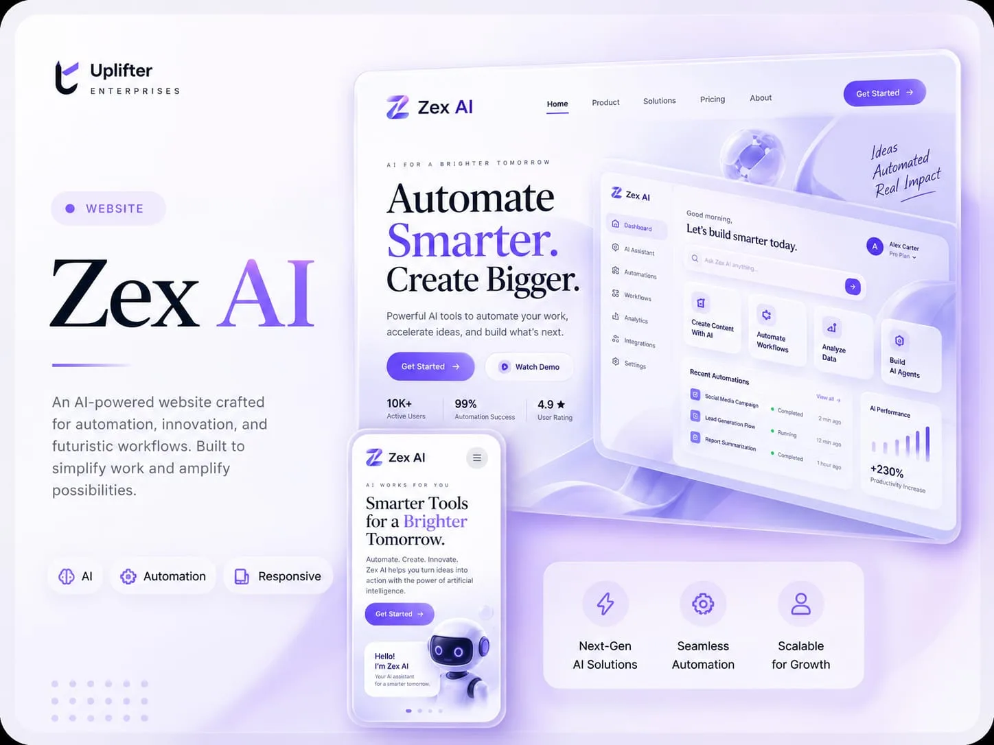 Zex Ai — AI product website